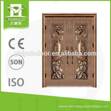 Popular in Nigeria market double leaf bullet proof doors